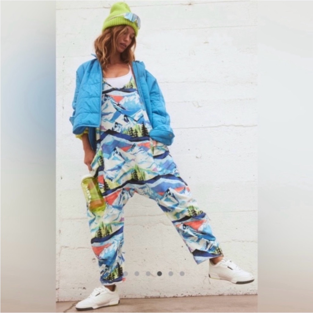 Nwt Free People Fp Movement Hot Shot Onesie Apres Ski